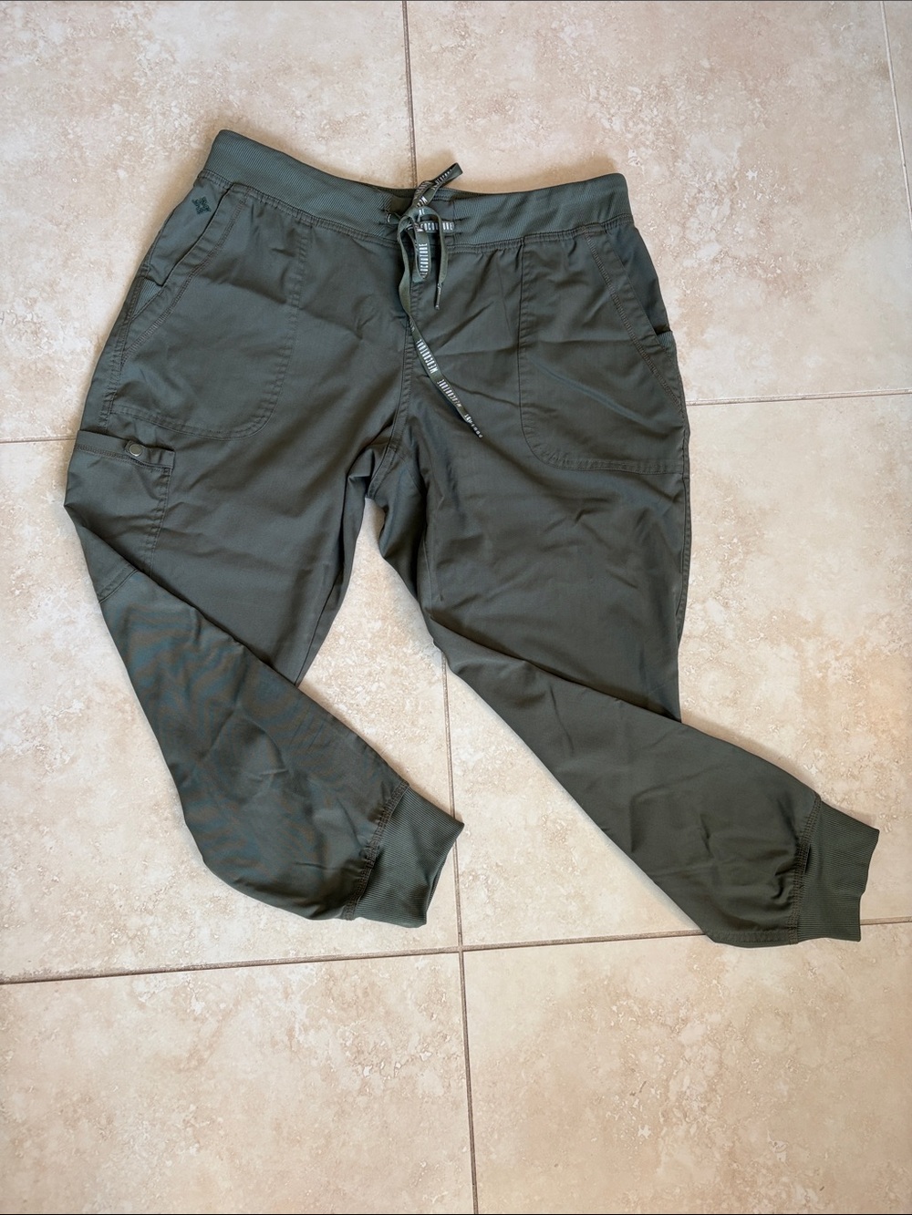 Med Couture Olive Green Women’s Jogger Scrub Pants
